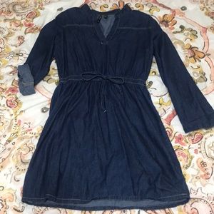 Waist flattering Denim Dress